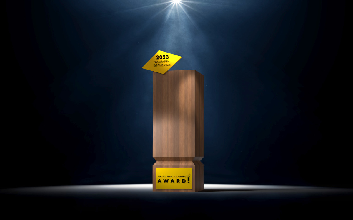 Die Swiss Out of Home Awards ehren die besten digitalen und analogen OoH-Kampagnen der Schweiz und von Liechtenstein. (Foto: AWS)