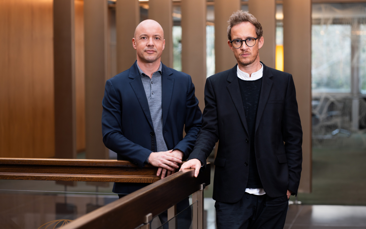 Die beiden CEOs der Liganova Group: Torsten Dietz (links) und Timo Schönauer (Foto: LIGANOVA GROUP)