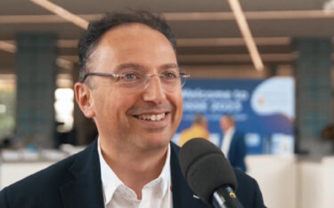 Vincent Piarou von Samsung auf dem DSSE 2023 (Foto: DSS Europe)
