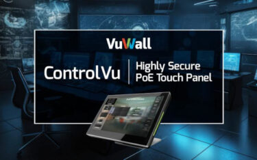 Neu bei Vuwall: das Controlvu POE Touchpanel (Foto: VuWall)