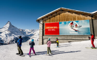 Werbefläche in der Zermatt-Matterhorn-Region (Foto: APG|SGA)