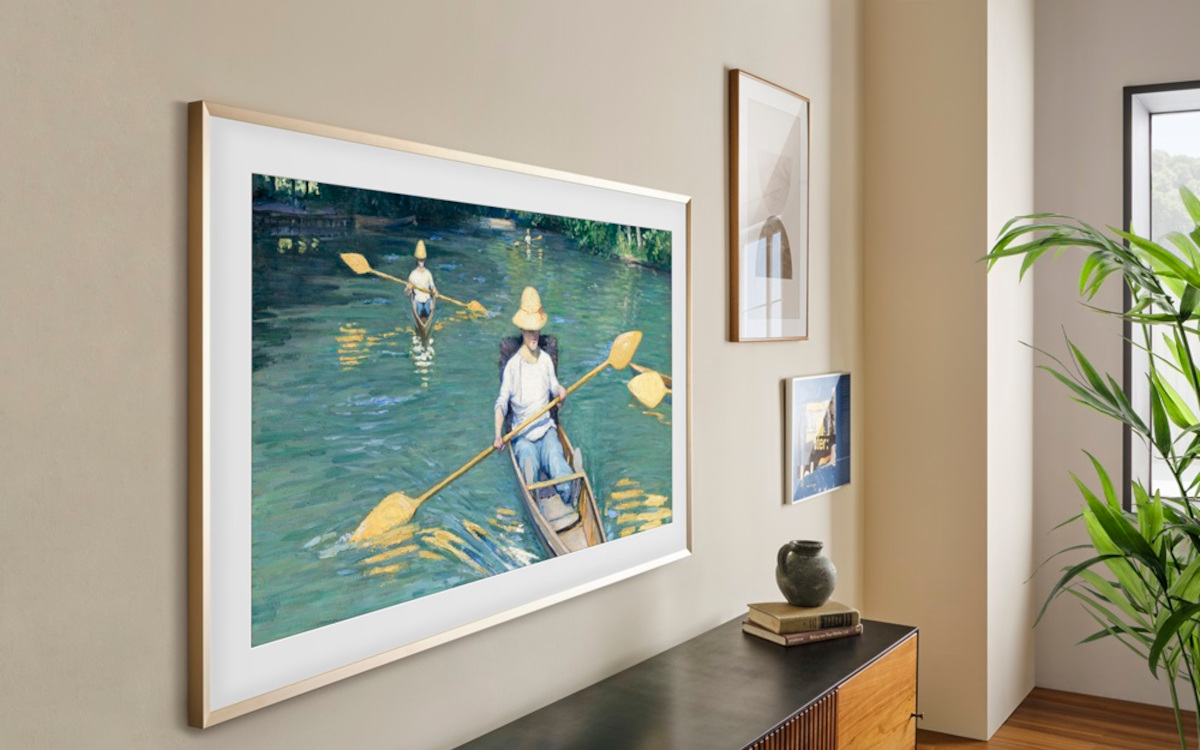 The Frame ist ein 4K-OLED-Display mit ausreichend Speicherplatz für digitale Kunstwerke. (Foto: Samsung)