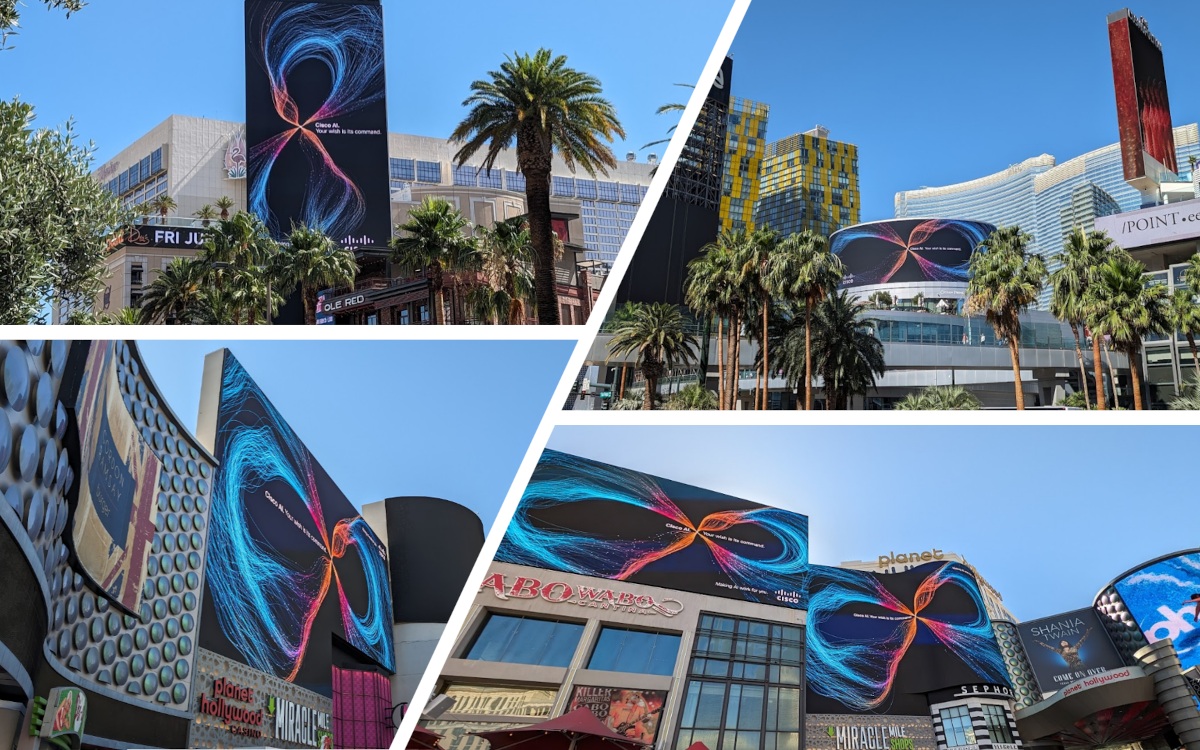 Cisco Infinity Kampagne in Las Vegas (Fotos: invidis)