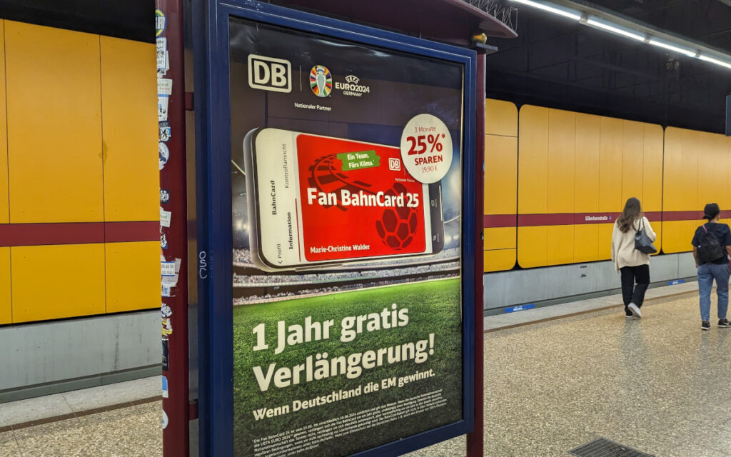 Bahn-EM-Kampagne (Foto: invidis)