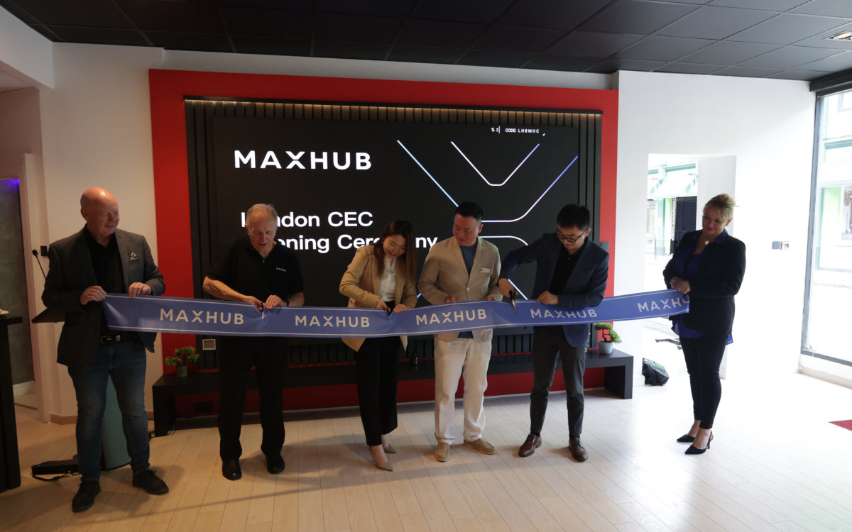 Eröffnung des Maxhub-Showrooms in London (Foto: MAXHUB)