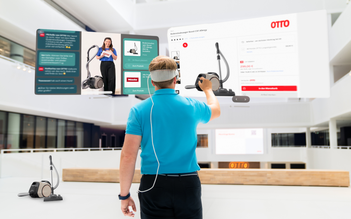 Otto will mit der Apple VR-Brille die Produkte seines Onlineshops in 3D darstellen können. (Foto: OTTO)
