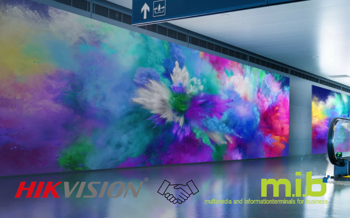 MIB bietet jetzt LED-Wände von Hikvision. (Foto: m.i.b GmbH)
