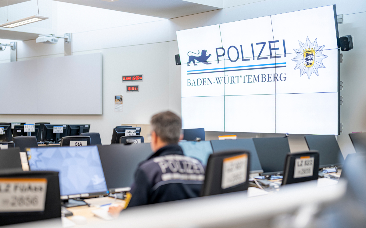C&C-Raum der Polizei Baden-Württemberg in Stuttgart (Foto: Qvest)