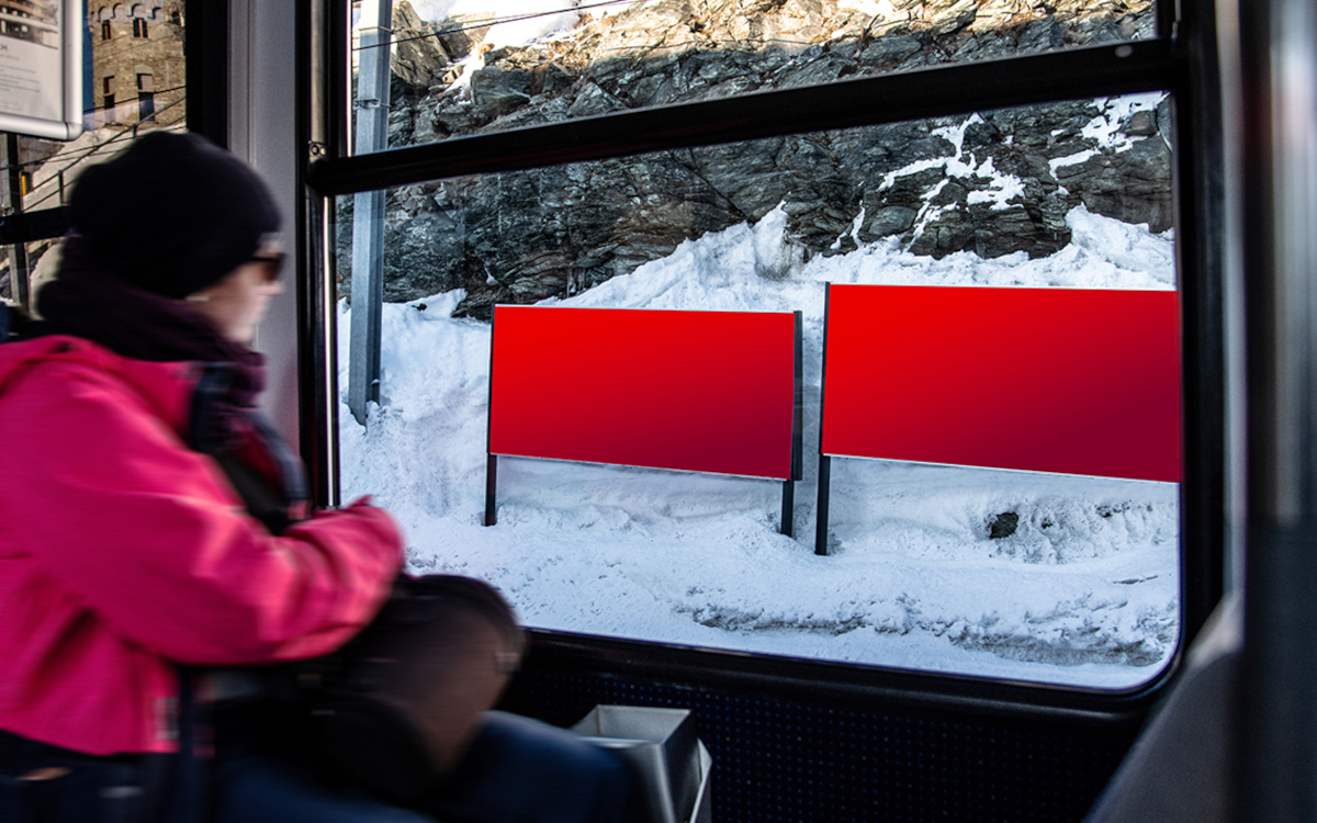 APG|SGA vermarktet weiterhin die OoH-Flächen entlang der BVZ-Bahnlinien. (Foto: APG|SGA)