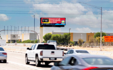 DooH-Warnung vor zu hohen Temperaturen (Foto: Clear Channel)