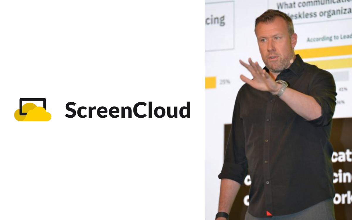 Mark McDermott, CEO von Screencloud (Foto: invidis; Logo: ScreenCloud)