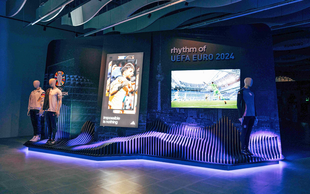 Rund um Olympia, die EM und die Copa América erstellte Liganova für eigens programmierte Installationen mit Video-, Sound- und Lichtdesign. (Foto: LIGANOVA)