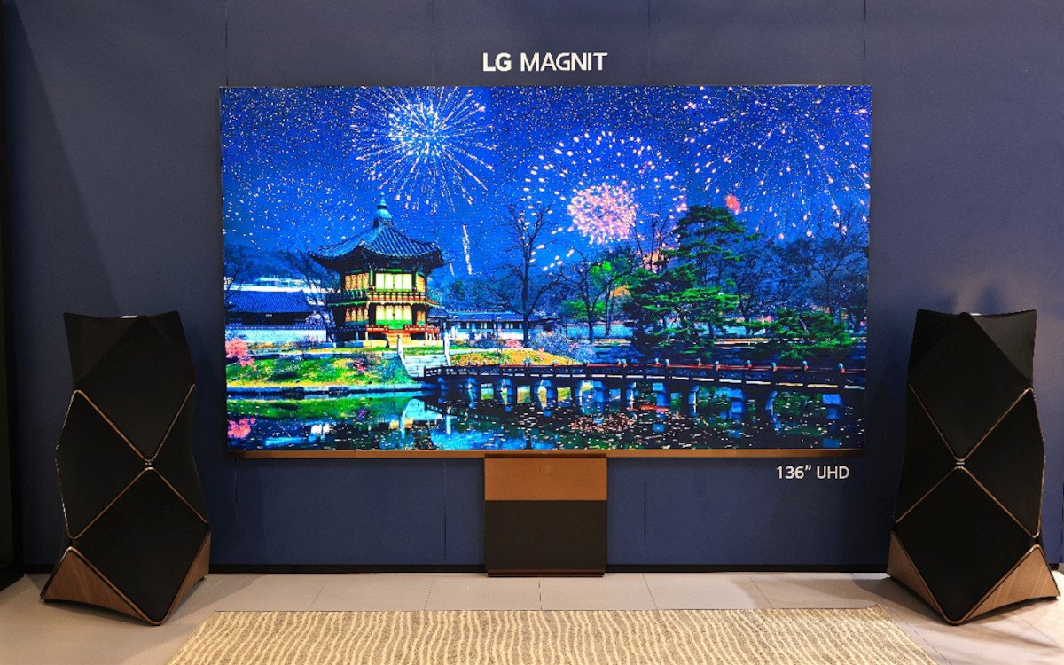 Immer mehr Hersteller brachten in den letzten Jahren ihre LED-Serien in der All-in-One-Variante auf den Markt, so auch LG mit seiner Magnit-LED. (Foto: LG)