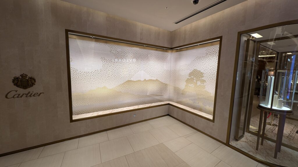 Cartier Flip-Dot Display in Tokyo (Foto: invidis)