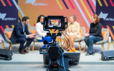 Avixa TV bei der ISE 2024 (Foto: AVIXA)