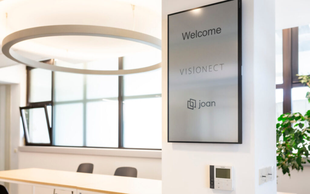 Visionect-Displays im eigenen Office (Foto: Visionect)