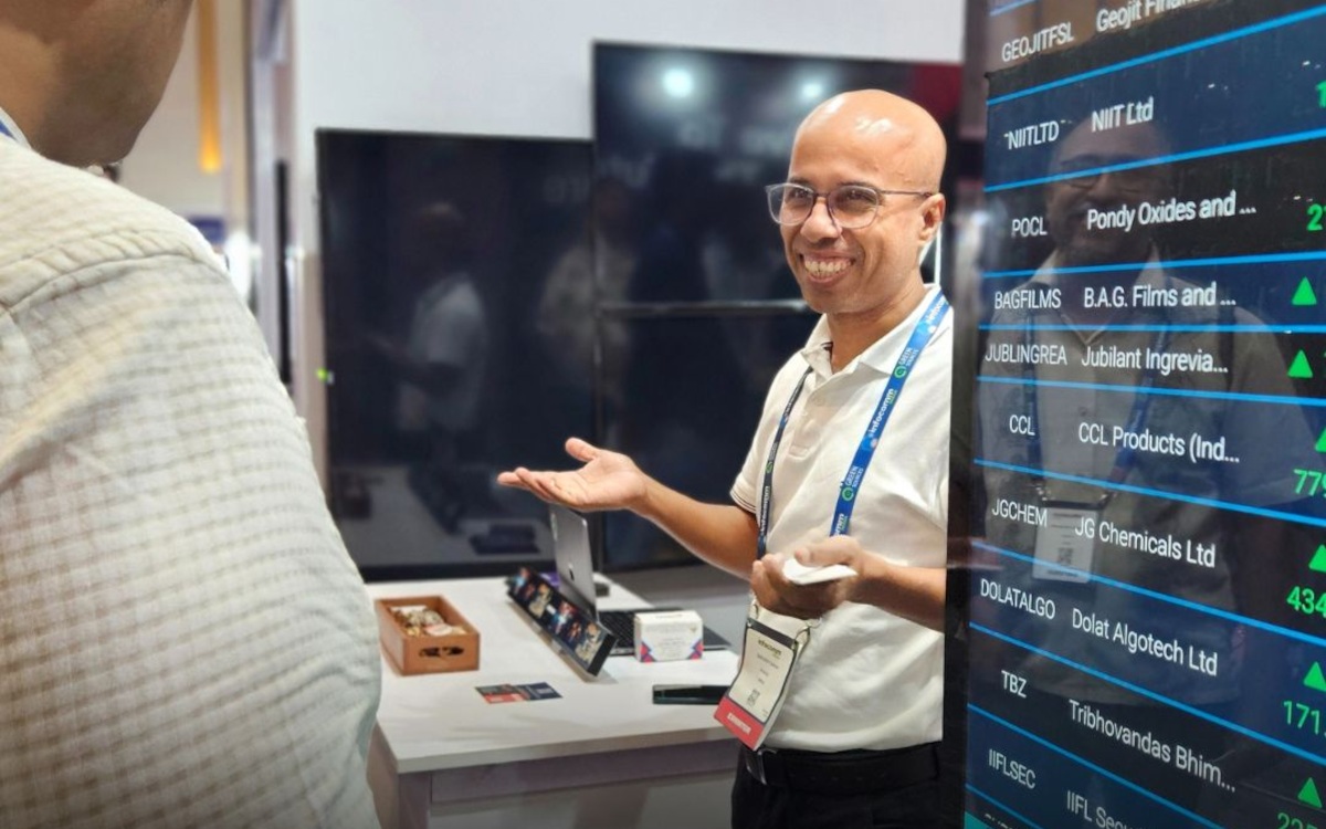 Pickcel auf der Infocomm India 2024 (Foto: Pickcel)