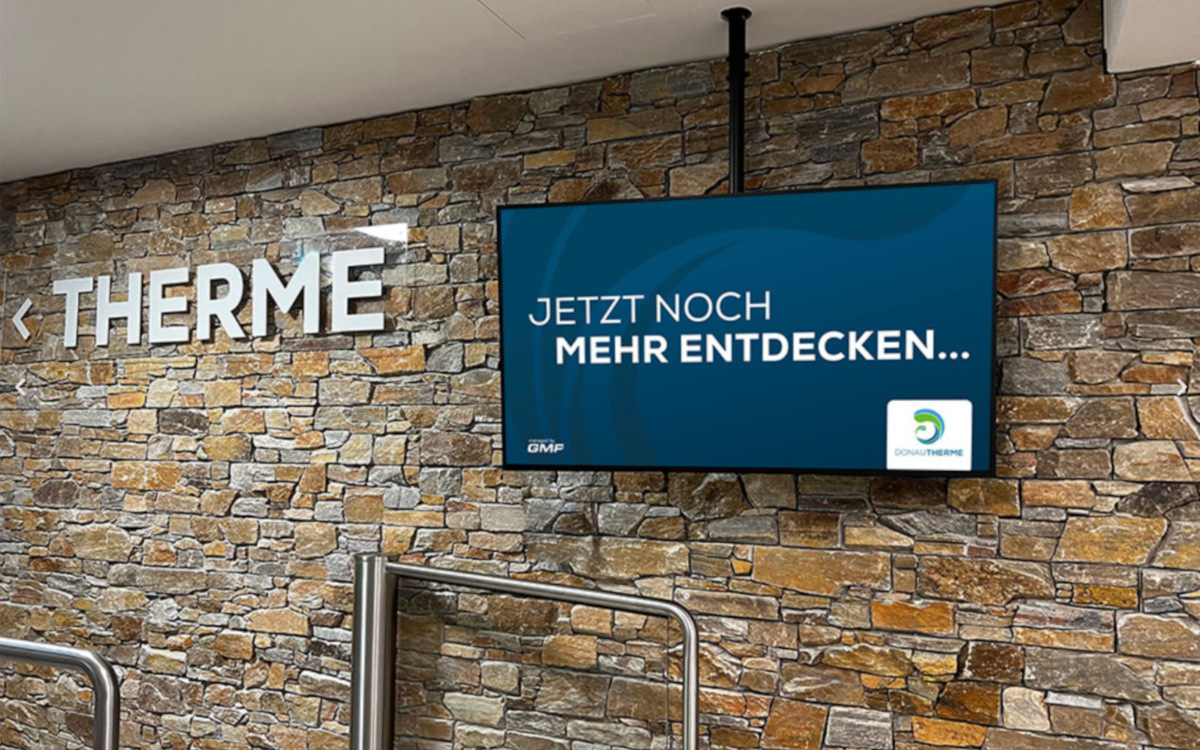 Echion realisiert als Digital Signage-Anbieter unter anderem Projekte für Thermen und Bäder. (Foto: echion AG)