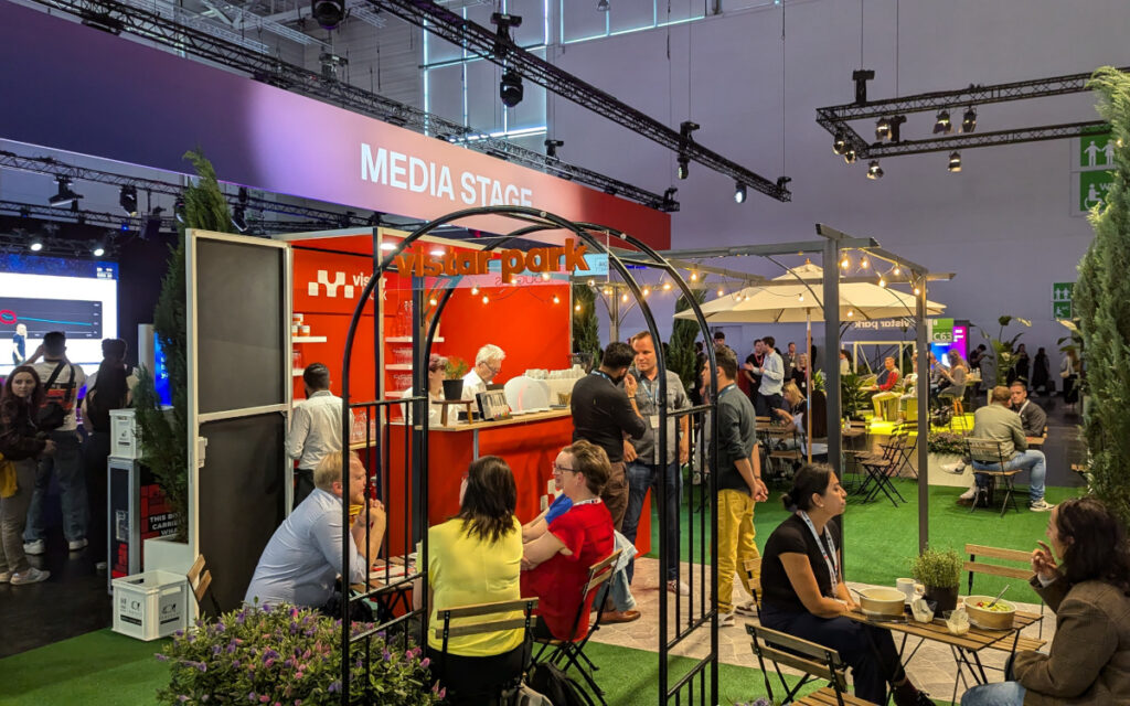 Der Stand von Vistar Media (Foto: invidis)