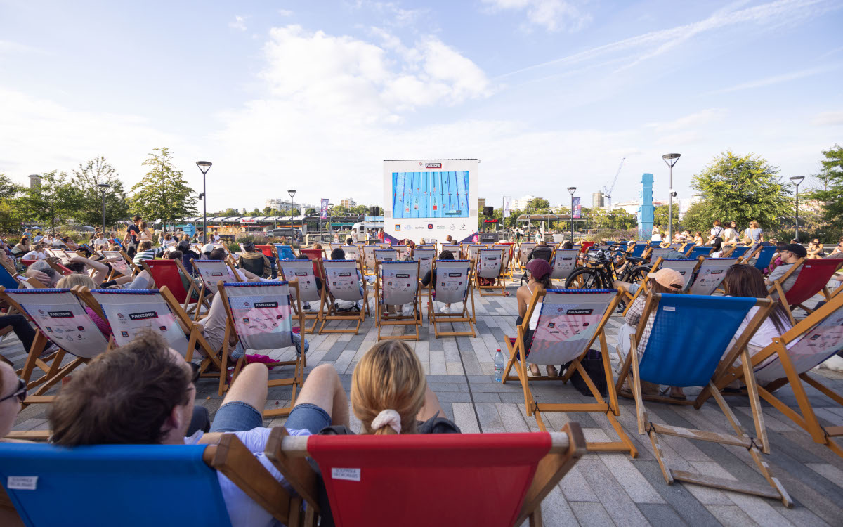 Fanzone für Team GB an der Battersea Power Station (Foto: Ocean Outdoor)