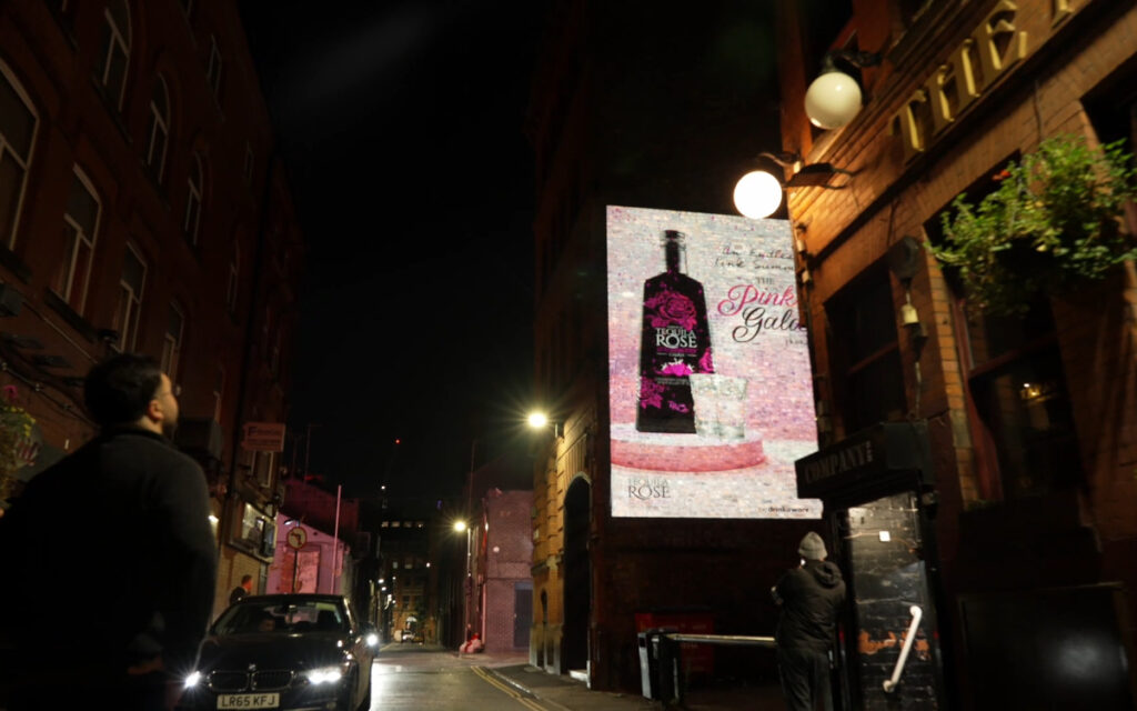 Tequila-Rose-Kampagne in Manchester (Foto: Bountiful Cow/Democracy)