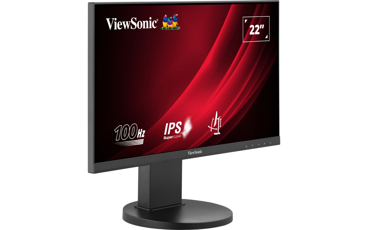 Neue 22-Zoll-Monitore der VG08-Serie von Viewsonic für den Einsatz im Büro. (Foto: ViewSonic)