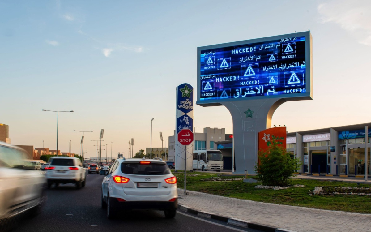 Cybersecurity-Awareness-Kampagne in Doha (Foto: Elan Media)