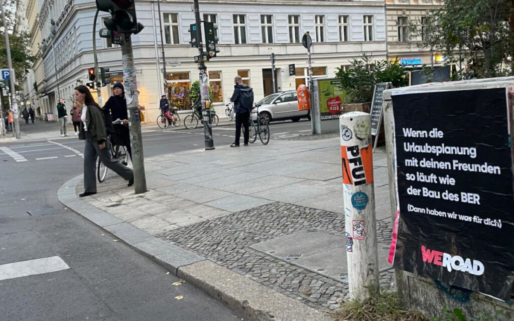 Weroad-Kampagne in Berlin (Foto; WeRoad)