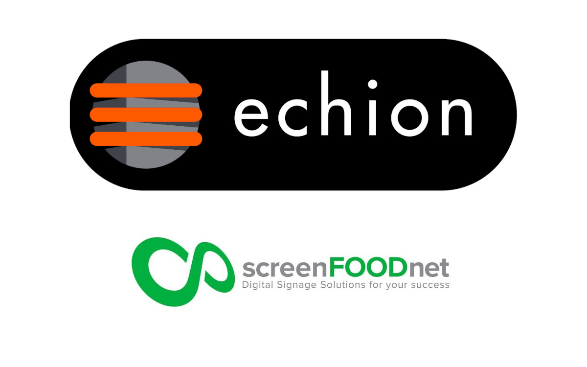 Echion übernimmt Screenfoodnet, das zukünftig unter Echion Communication (Schweiz) firmiert. (Logos: Echion Mediagroup)