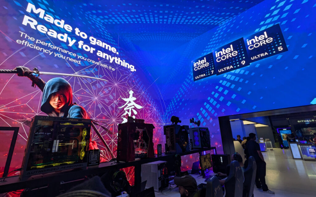 Die Intel AI Experience bei Future Stores (Foto: invidis)