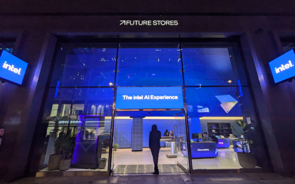 Die Intel AI Experience bei Future Stores (Foto: invidis)