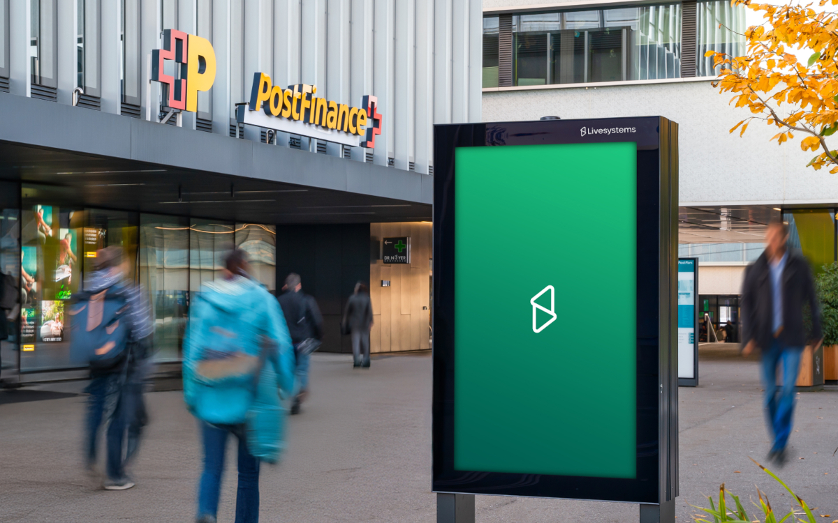 14 neue DooH-Screens wird Livesystems in Bern installieren. (Foto: Livesystems )