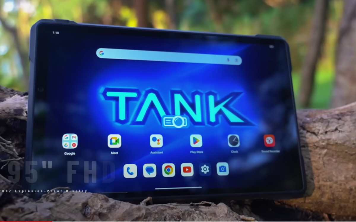 Das Tank Pad - Tablet, Beamer und Allzwecktool in einem (Foto: 8849/Screenshot)