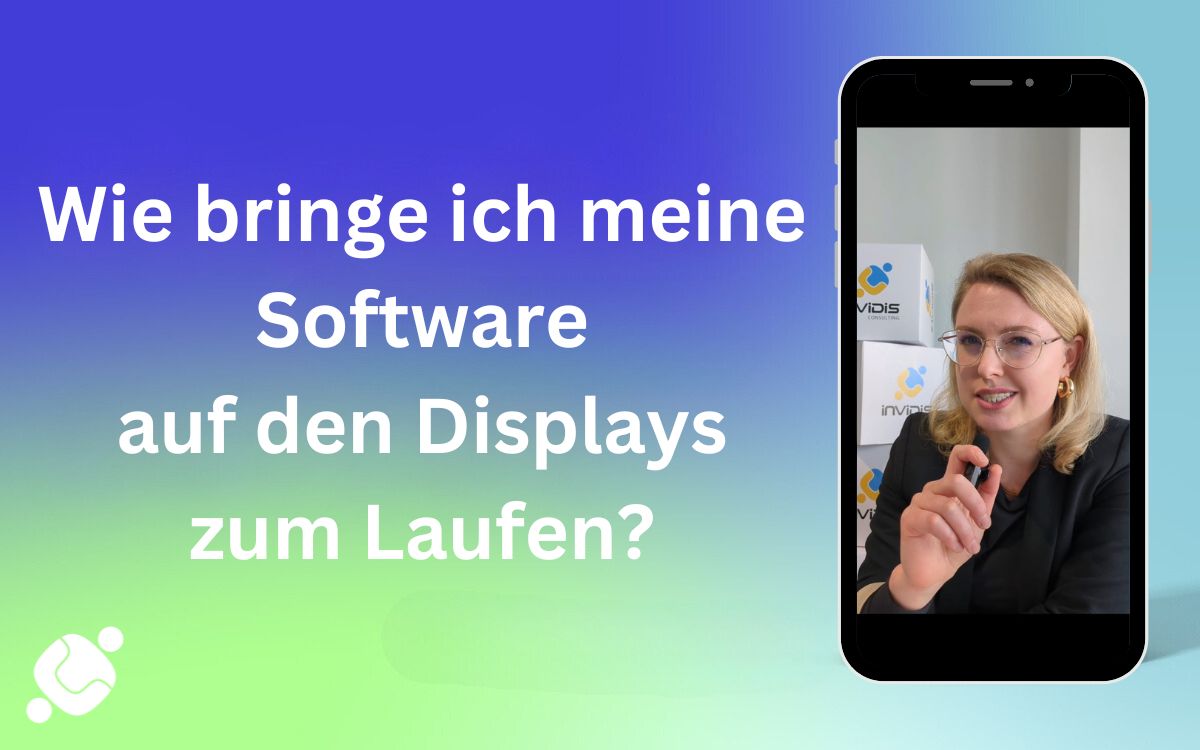 In unserer neuen Videoserie erklären wir das Wichtigste zu Digital Signage-Software. (Foto: invidis)