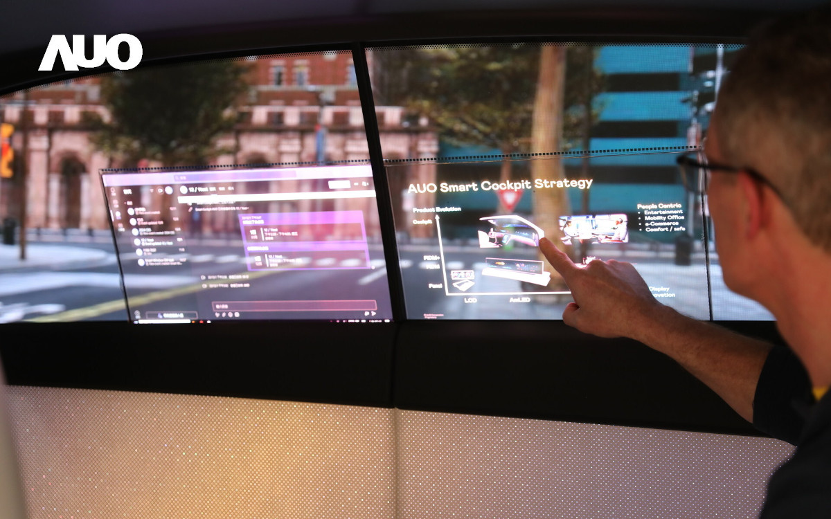 Das AUO Smart Cockpit der nächsten Generation (Foto: AUO Corporation)