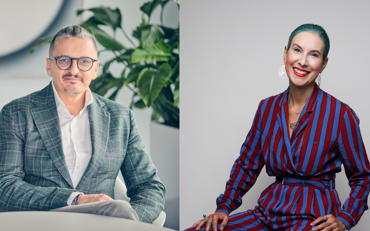 Neue Rollen: Sławomir Stepniewski, CEO Dentsu Central Europe & Poland, und Karin Zimmermann, BX President Dentsu EMEA (Foto: dentsu)