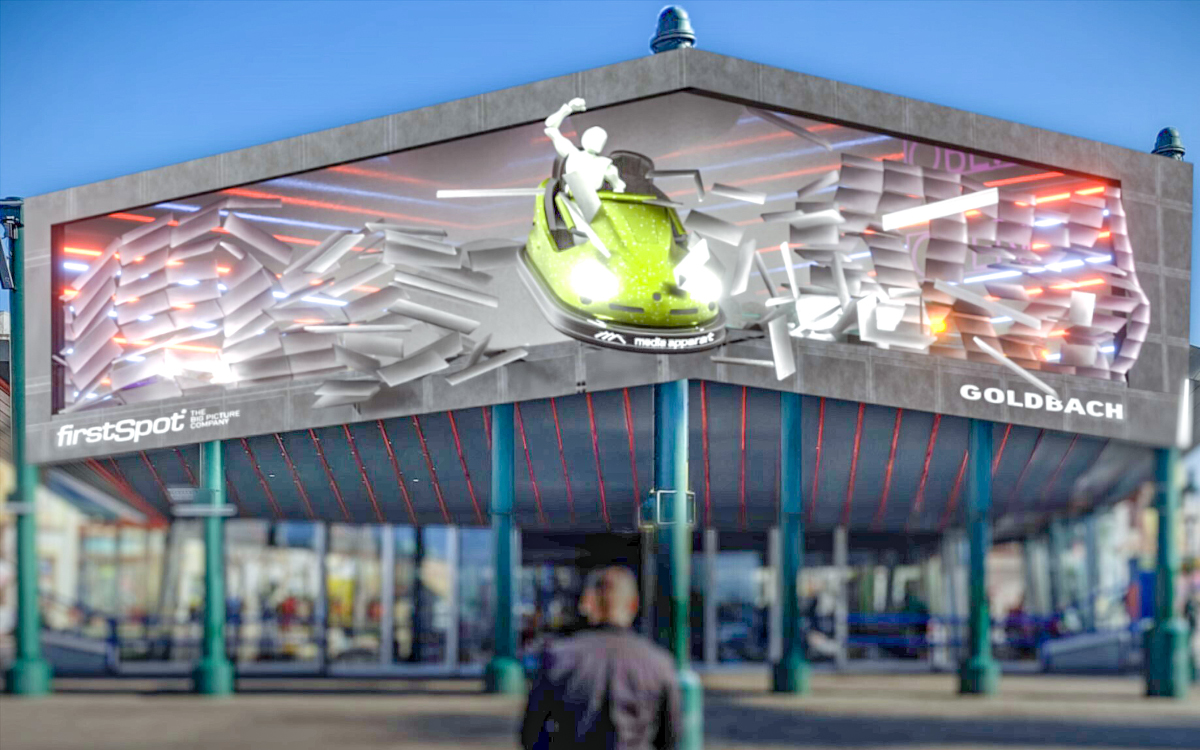 Goldbach Austria plant einen Iconic-Screen am Wiener Prater. (Foto-Mockup: Goldbach Austria)