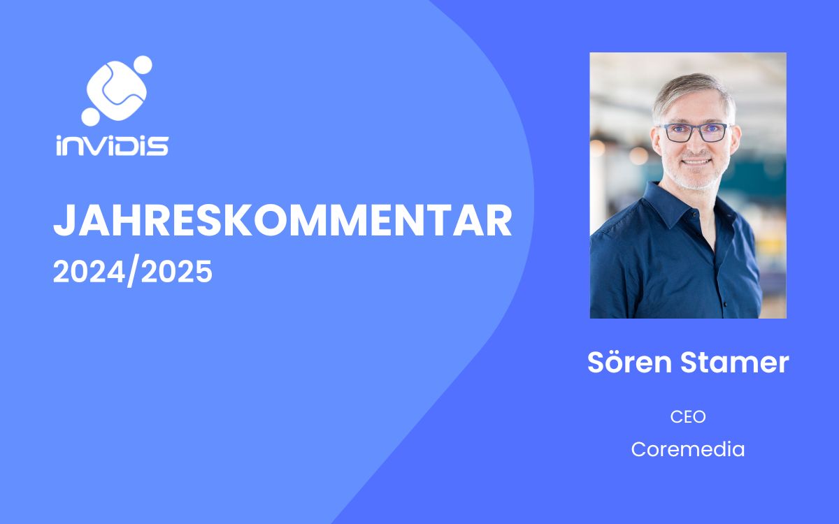 Sören Stamer, CEO von Coremedia, im invidis Jahreskommentar 2024/2025 (Foto: CoreMedia)