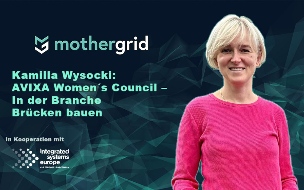 Kamilla Wysocki, Lang AG, spricht mit Mothergrid über das Avixa Women's Council (Bild: Mothergrid)