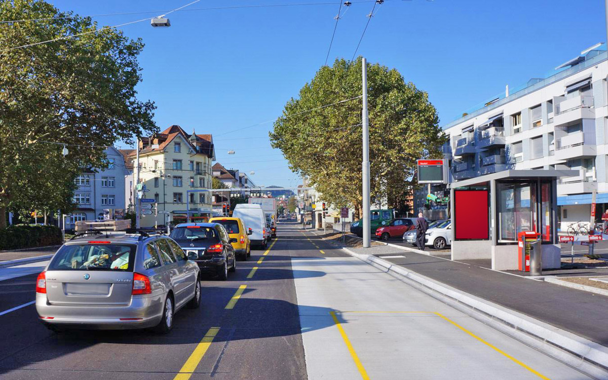 OoH-Fläche von APG|SGA in St. Gallen (Foto: APG|SGA)