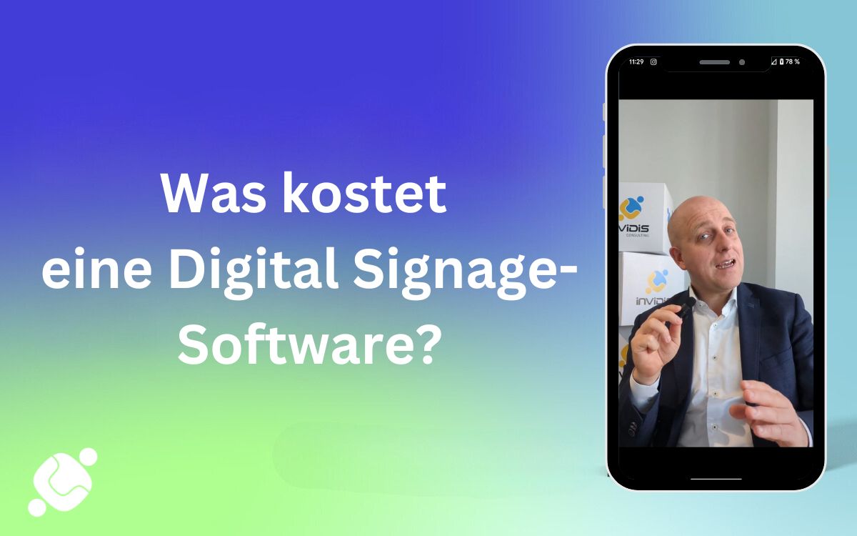 In unserer Videoserie erklären wir das Wichtigste zu Digital Signage-Software. (Foto: invidis)