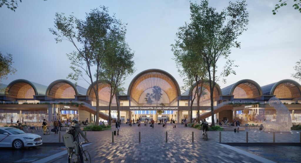 Neuer Chamartin-Bahnhof in Madrid (Foto: Adif AV)