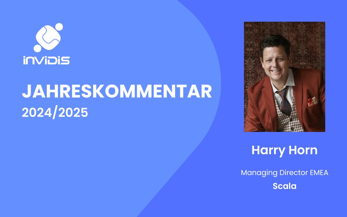 Harry Horn, General Manager, Scala EMEA & Vice President Marketing, Stratacache Global, im invidis Jahreskommentar 2024/2025 (Foto: Scala)