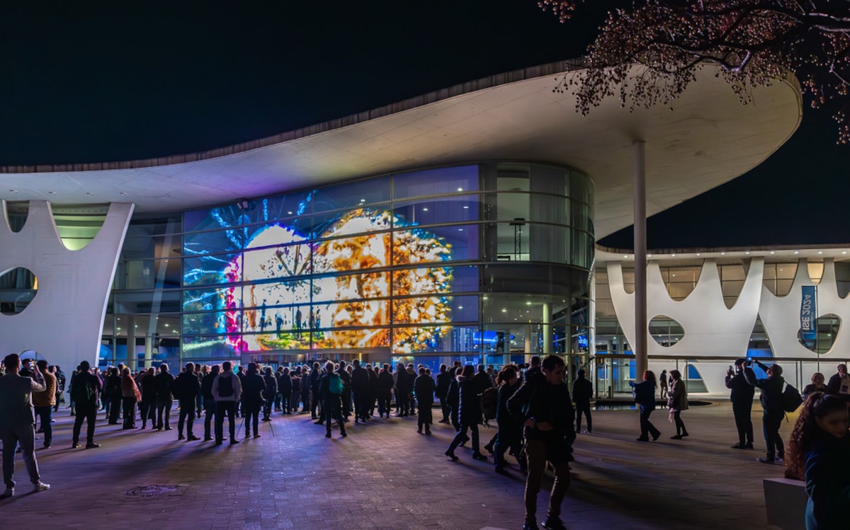 Südeingang der Fira Gran Via Barcelona (Foto: ISE)