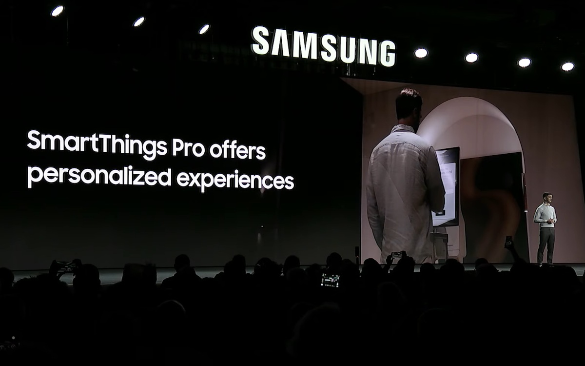 Samsung Keynote auf der CES (Foto: Screenshot)