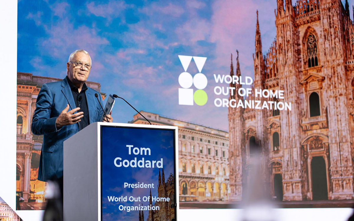 Tom Goddard, Präsident der World Out of Home Organization. (Foto: WOO)