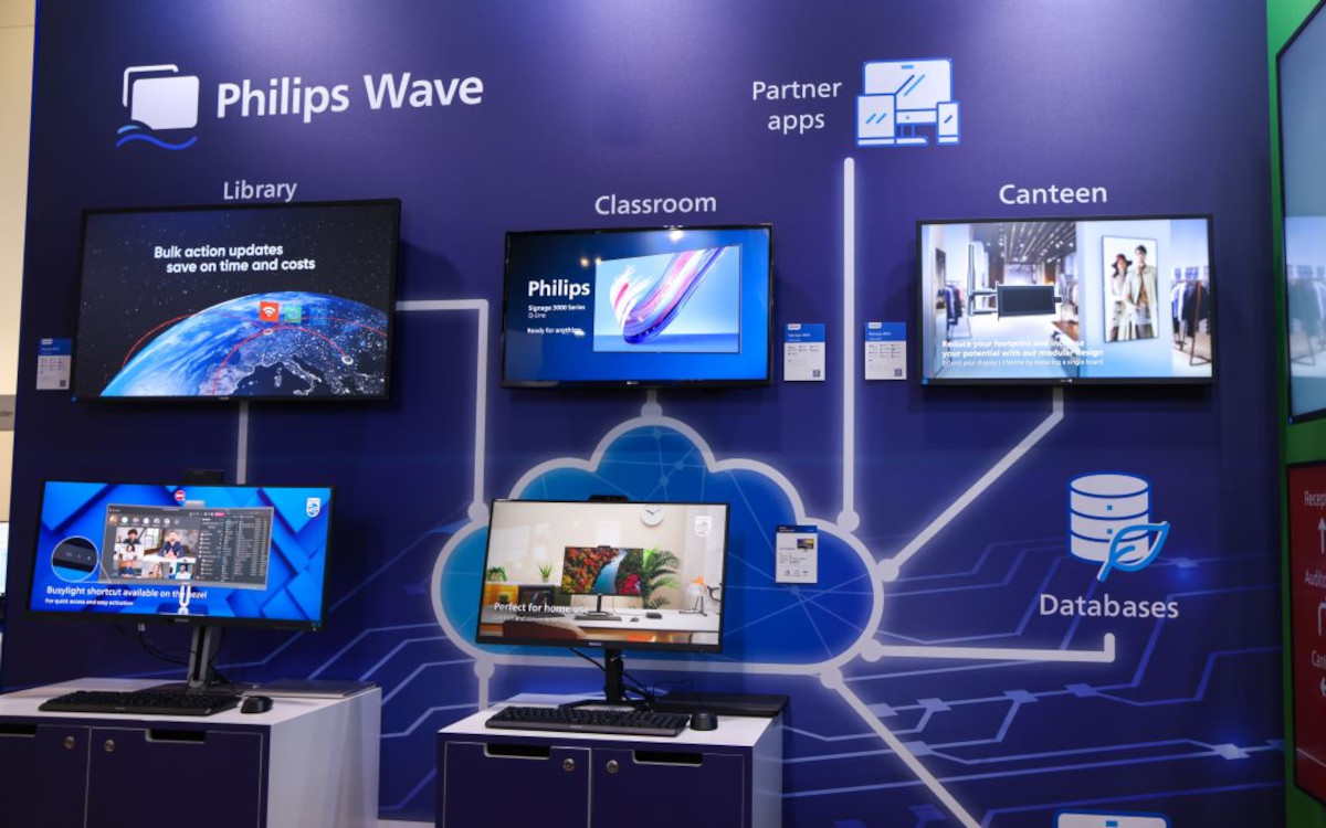 Nun unter dem Namen Philips Wave: Die Digital Signage-Plattform von PPDS (Foto: PPDS)