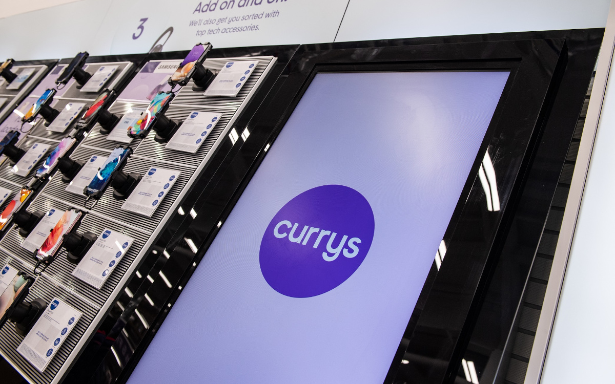 Die Elektronik-Kette Currys startet mit PRN Instore-Retail-Media. (Foto: Currys)