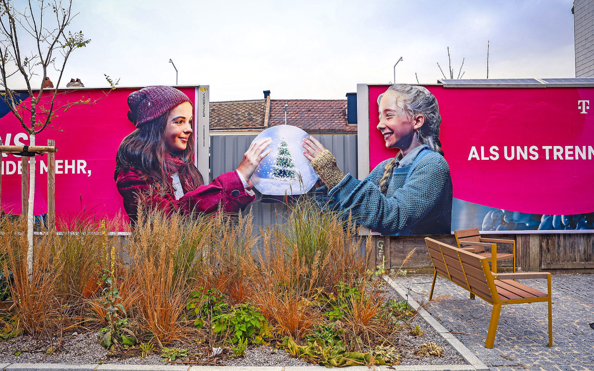 Die Sonderinstallation von Magenta war unter anderem in der Dr.-Karl-Renner-Promenade in St. Pölten zu sehen. (Foto: EPAMEDIA)