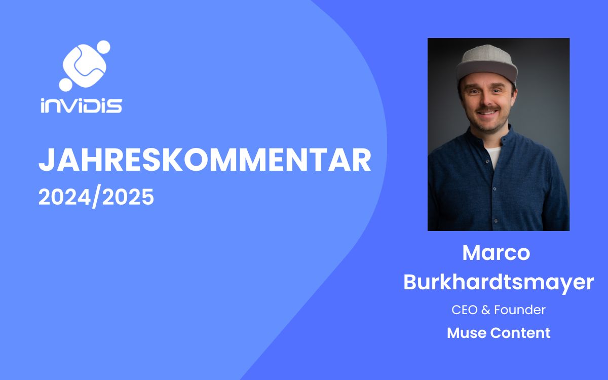 Marco Burkhardtsmayer, Founder und CEO von Muse Content, im invidis Jahreskommentar 2024/2025 (Foto: MuSe Content)